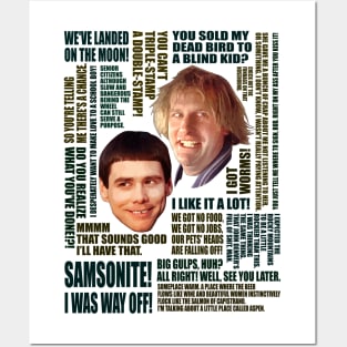 Dumb and Dumber Quotes (V3) Posters and Art